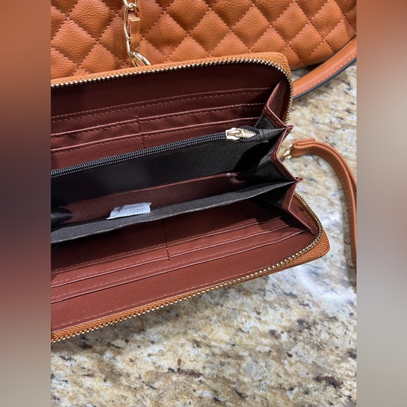 Montana West Handbags Quilted Tote Bag for Women Chain Shoulder Bag 2Pcs Set - Picture 10 of 10